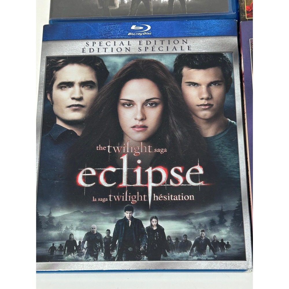 The Twilight Saga Blu-ray Lot Twilight New Moon Eclipse Breaking Dawn Part 1 - Picture 4 of 10